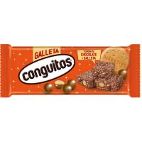 Turrón de galleta con conguitos LACASA, tableta 180 g