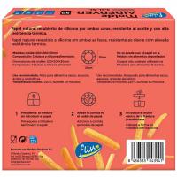 Molde de papel redondo air fryer FLISS, paquete 50 uds
