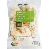 Coliflor para microondas EROSKI, bolsa 300 g