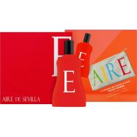Colonia para mujer "E" Roja + Neceser AIRE DE SEVILLA, set 1 ud