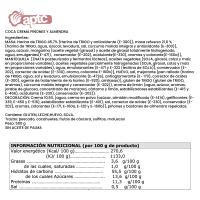 Coca de piñones y crema APTC, 500 g