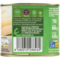 Espárrago blanco 8/12 frutos EROSKI, lata 425 g