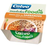 Ensalada de garbanzos, quinoa y vegetales CALVO, tarrina 190 g