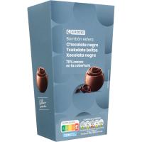 Bombón esfera negro EROSKI, caja 180 g