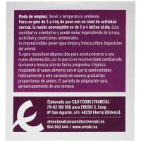 Mousses surtidas con pollo y buey para gato EROSKI, pack 4x85 g