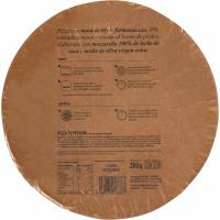 Pizza de pepperoni larga fermentación EROSKI, caja 360 g