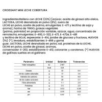 Croissant mini leche cobertura blanca VICKY, 1 ud, 40 g