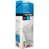 Leche alto contenido en proteína EROSKI, brik 1 litro