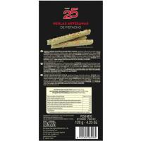 Neulas artesanales bañadas pistacho TURRÓN 25, caja 120 g