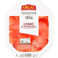 Plato lomo curado Extremadura ARGAL, bandeja 70 g