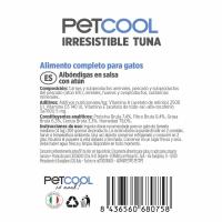 Bocaditos de atún para gato PETCOOL, lata 405 g