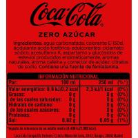 Refresco de cola sin azúcar COCA COLA, lata 50 cl