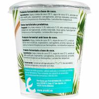 Postre fermentado a base coco EROSKI, tarrina 350 g