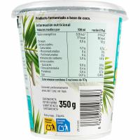 Postre fermentado a base coco EROSKI, tarrina 350 g