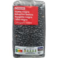 Alubia negra EROSKI, paquete 1 kg
