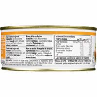 Atún en aceite de girasol EROSKI BASIC, lata 280 g