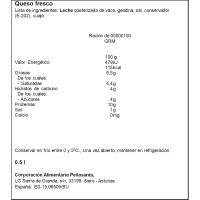 Queso fresco tradicional LARSA, tarrina 500 g
