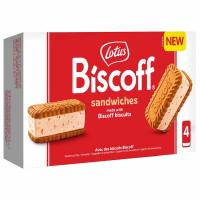 Helado sandwich LOTUS, pack 4x80 ml Helado sandwich LOTUS, pack 4x80 ml