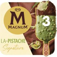 Helado bombón pistacho MAGNUM, pack 3x90 ml