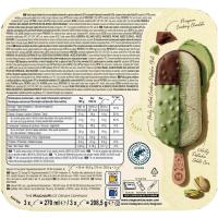 Helado bombón pistacho MAGNUM, pack 3x90 ml