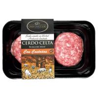 Burguer meat cerdo celta y castañas CASA CASTELAO, bandeja 200 g