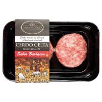 Burguer meat cerdo celta sabor barbacoa CASTELAO, bandeja 200 g