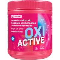 Quitamanchas en polvo oxi color EROSKI, bote 33 d Quitamanchas en polvo oxi color EROSKI, bote 33 d