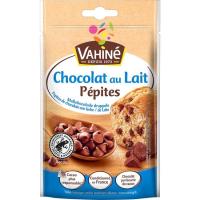 Pepitas de chocolate con leche VAHINÉ, bolsa 100 g