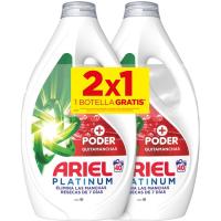 Detergente gel ARIEL EXTRA PODER, pack 2x40 dosis