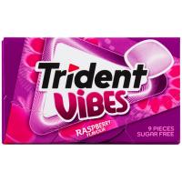 Chicle vibes sabor frambuesa TRIDENT, caja 21 g Chicle vibes sabor frambuesa TRIDENT, caja 21 g
