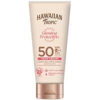 ción facial solar SPF50 HAWAIIAN TROPIC GLOWING, tubo 50 ml