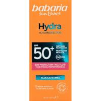 Fluido solar facial hydra SPF50+ BABARIA, bote 40 ml Fluido solar facial hydra SPF50+ BABARIA, bote 40 ml