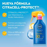 Crema solar SPF30 NIVEA PROTEGE&HIDRATA, pistola 250 ml