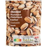 Pistachos tostados EROSKI, bolsa 200 g Pistachos tostados EROSKI, bolsa 200 g