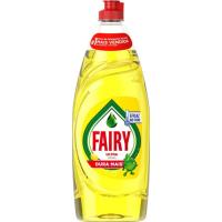 Lavavajillas a mano limón FAIRY, botella 654 ml