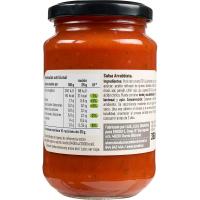 Salsa arrabbiata EROSKI, frasco 350 g