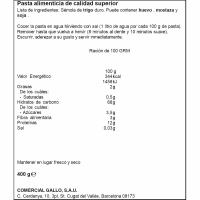Macarrón rayado GALLO, paquete 400 g