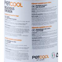 Bocaditos de pollo para perro PETCOOL, lata 415 g