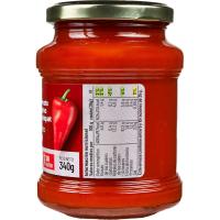 Tomate frito con piquillo EROSKI, frasco 340 g