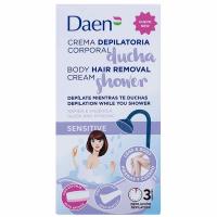 Crema depilatoria corporal ducha sensitive DAEN, bote 150 ml Crema depilatoria corporal ducha sensitive DAEN, bote 150 ml