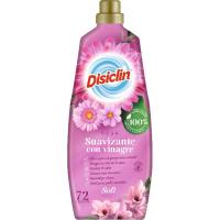 Suavizante natural rosa con vinagre DISICLIN, botella 72 dosis