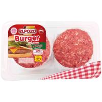 Burguer de cerdo ELPOZO, bandeja 360 g Burguer de cerdo ELPOZO, bandeja 360 g