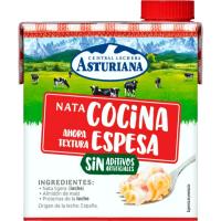 Nata para cocinar textura espesa ASTURIANA, brik 500 ml Nata para cocinar textura espesa ASTURIANA, brik 500 ml