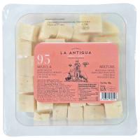 Dados de queso mezcla LA ANTIGUA, bandeja 180 g