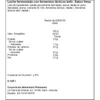 Kefir sabor fresa LARSA, tarrina 125 g