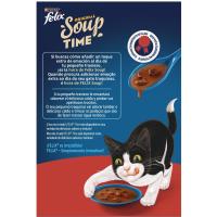 Soup con carnes para gato FÉLIX, pack 6x48 g