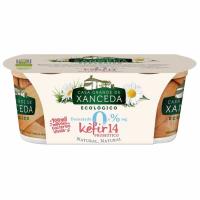 Kefir eco natural desnatado XANCEDA, pack 2x125 g