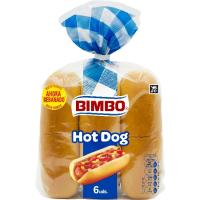 Hot Dog BIMBO, 6 uds, paquete 330 g