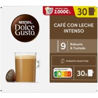 Café con leche intenso DOLCE GUSTO, caja 30 uds Café con leche intenso DOLCE GUSTO, caja 30 uds