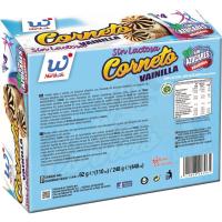 Cono de vainilla sin lactosa y sin azucar NORDWIK, pack 4x110 ml